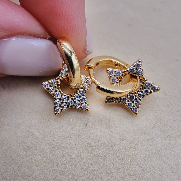 Argollas Destello de Estrellas