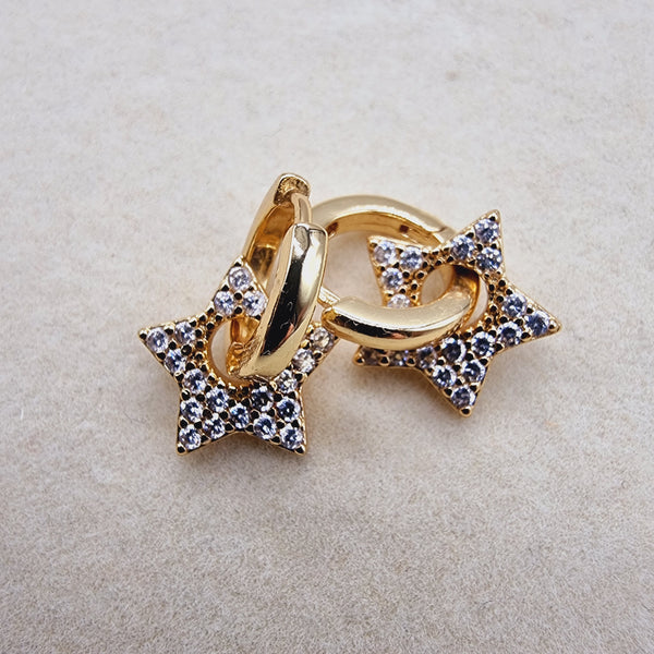 Argollas Destello de Estrellas