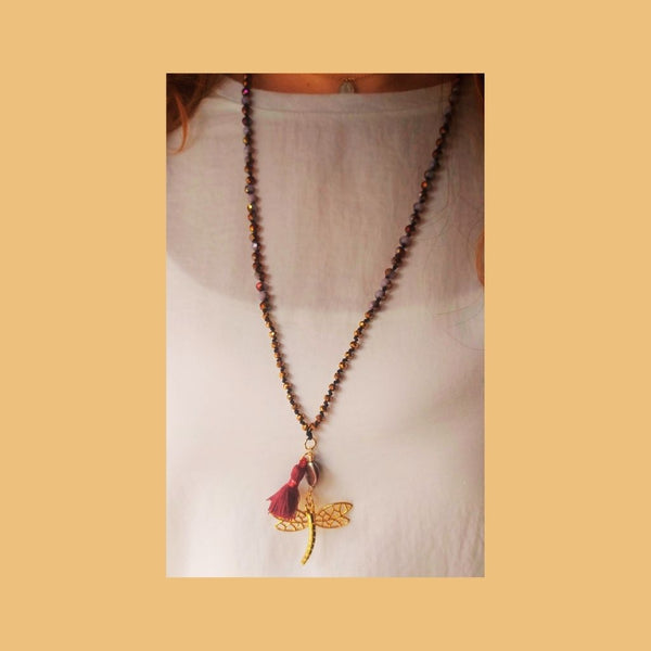 Collar Libélula Enamorada