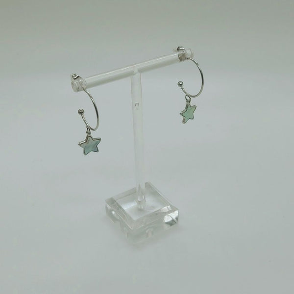 Argollitas con Estrella de Nácar