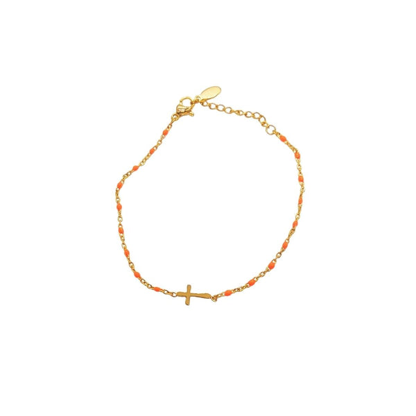Pulsera Dije de Cruz