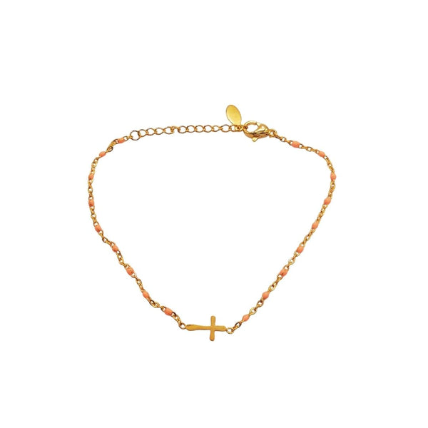 Pulsera Dije de Cruz