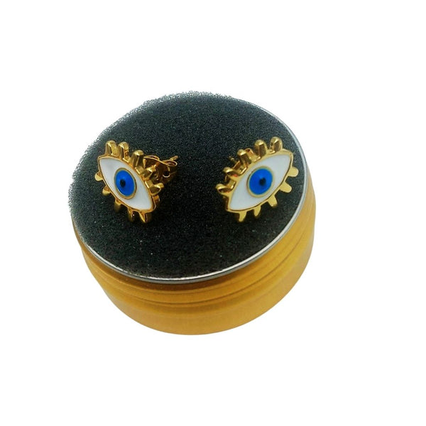 Pendientes Ojitos Turcos Azules