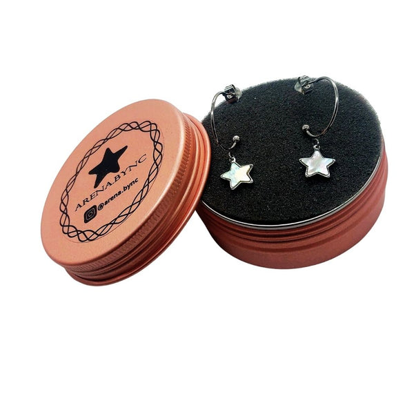 Argollitas con Estrella de Nácar