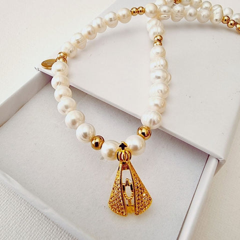 Collar de Perlas Mi Querida Virgen