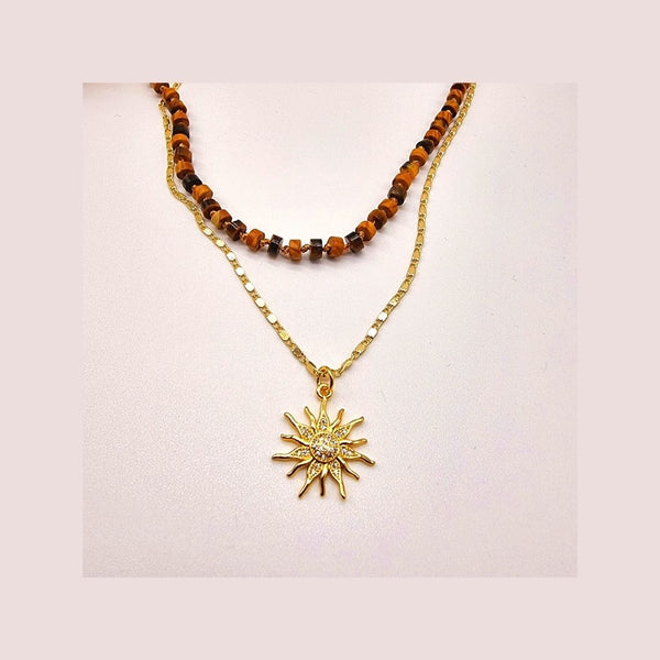 Collar con dije Sol