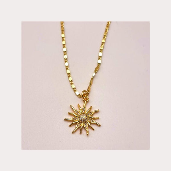 Collar con dije Sol