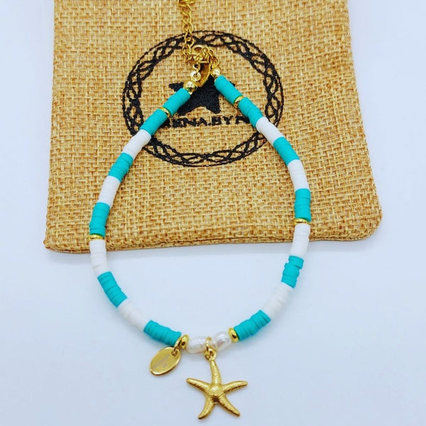 Tobillera Azul Verano