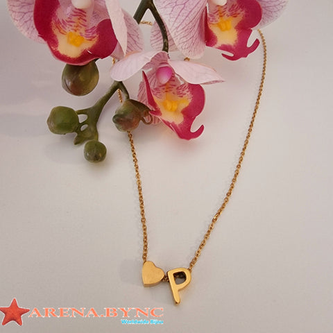 Collar con Inicial Letra P