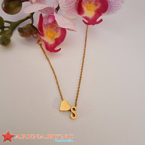 Collar con Inicial Letra S