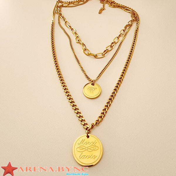 Collar doble Medalla