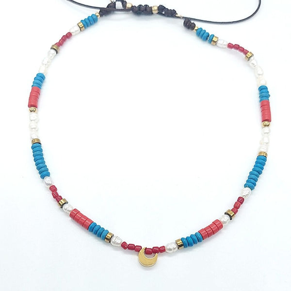 Collar Perlas Luna