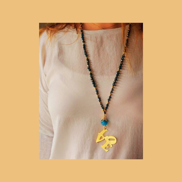 Collar Azul Enamorado