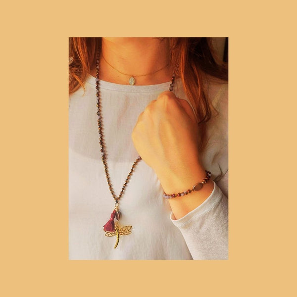 Collar Libélula Enamorada