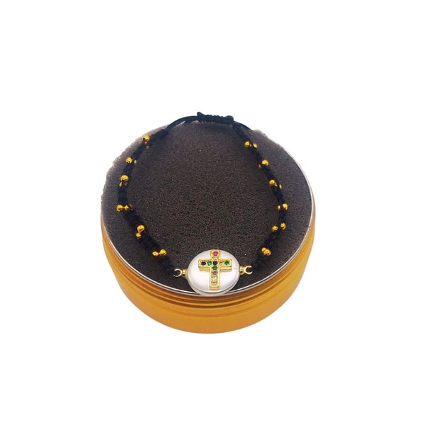 Pulsera Cruz de Colores