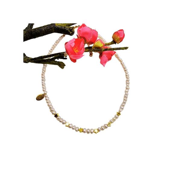 Collar Perlas Estrelladas