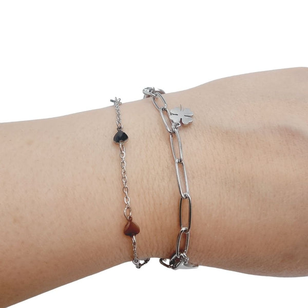 Soñadora con Luna, Trébol y Árbol de la Vida