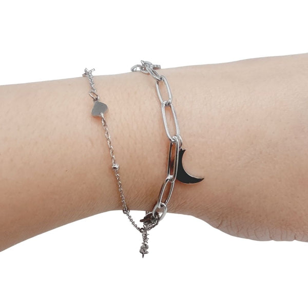 Soñadora con Luna, Trébol y Árbol de la Vida