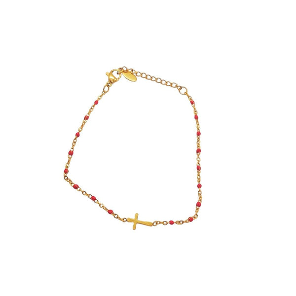 Pulsera Dije de Cruz